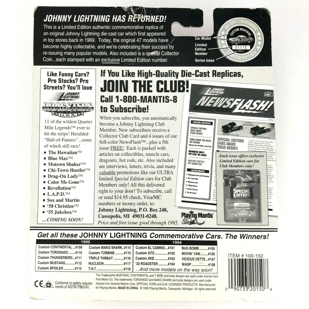 Johnny Lightning you satisfaction store
